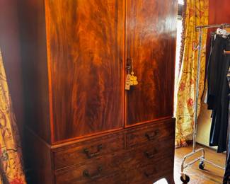 Mahogany armoire