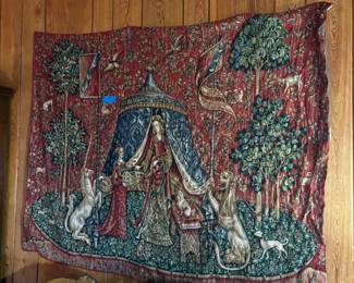 Tapestry wall hanging