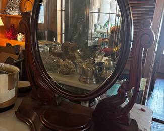 Victorian tabletop mirror