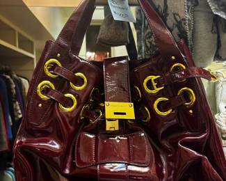 Jimmy Choo Red Leather Purse