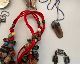 Sterling and costume jewelry