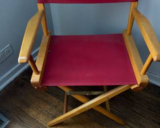 Susie Child's size director chair $25.00