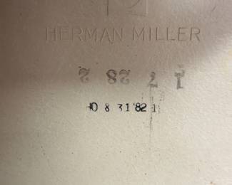 "Herman Miller LOGO on chair that needs cleaning $200.00