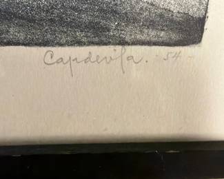 Capdevila Art 1954 $400.00