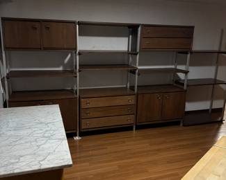 $ Section Mid-Century Wall Unit