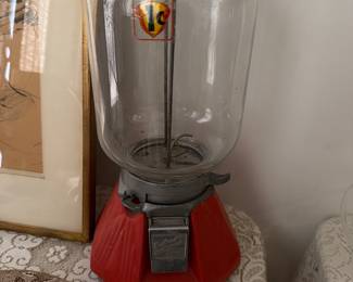 One Cent Bubble Gum Machine $100.00