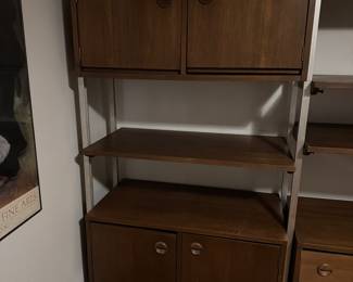 4 Section Mid-Century Wall Unit $400.00