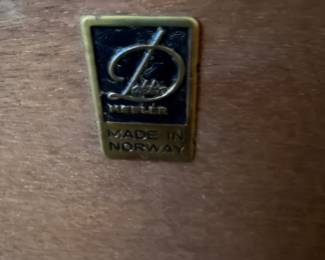 Dokka Mobler Side Table with Chrome Legs $400.00