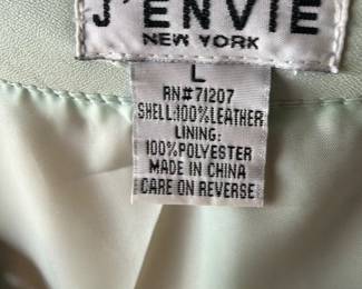 j'envie Leather Jacket