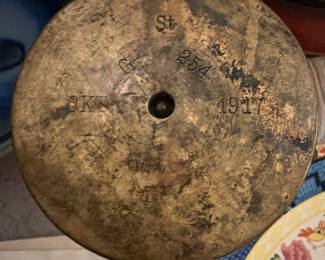 Bottom of Toul Trench Art