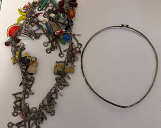 Hand Crafted Necklace and Sterling Choker