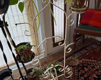 Plant stand white $20.00 Plants $5.00 each
