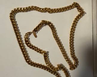 Monet Gold Tone Necklace