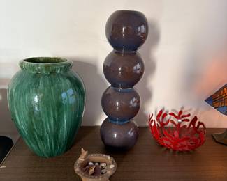 Large Green Nelson Mccoy Vase $60.00 