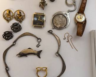 Sterling and other costume jewelry