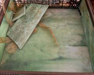 Tiffany Studio's Box and Tray AS IS on BOX $1000.00