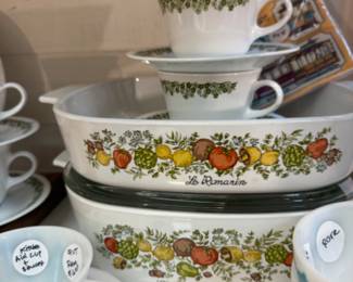 Corning Ware Spice of Life Corelle Spring Blossom cup & saucer