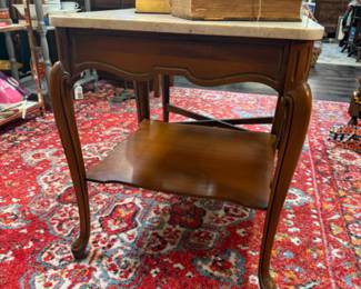 Antique marble top table