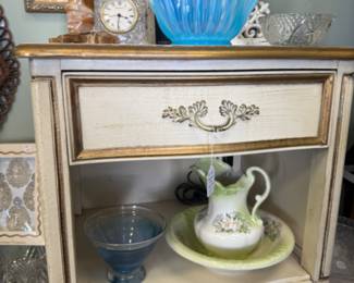 antique bedside table 