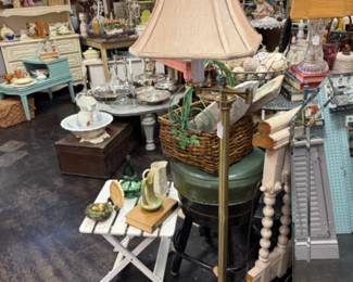 floor lamp, end tables, mirrors and more
