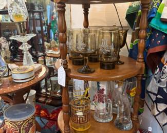 vintage glasses, mugs and more