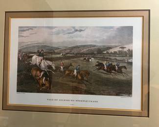 Vale of Aylesbury Steeple Chase print engraved by Hunt