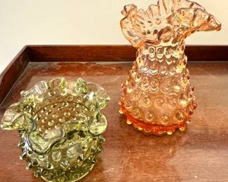 Fenton Hobnail glass