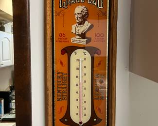Old Grand-Dad Kentucky Whiskey ad thermometer