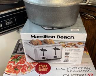 Hamilton Beach Brushed Stainless Steel 4-Slice Toaster (boxed)

Ambiano Convection Countertop Oven (boxed)