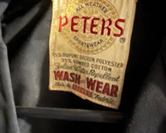 Antique menswear peters sports wear 