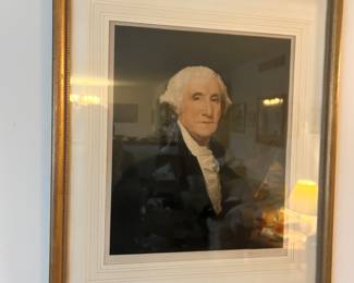 Print Portrait of George Washington by Gilbert Stuart