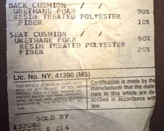 Wickes Oversized Vintage Curved Sectional Sofa – 1988 Postmodern Memphis Revival Design