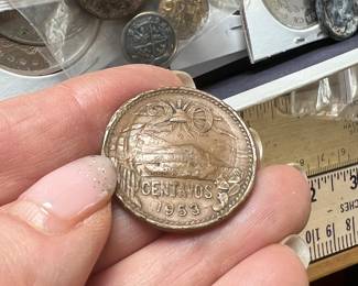 Coins 20 centavos 1953