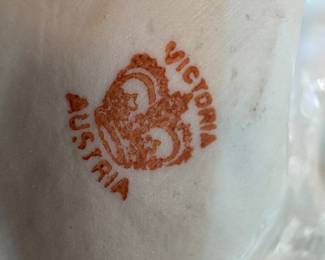 Victoria Austria Lobster / Crawfish Majolica-Style Serving Plates