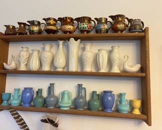 Haeger and McCoy pottery ceramic vases