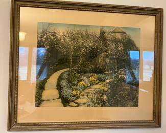 hand colored artwork by Wallace Nutting 'Nethercote' 