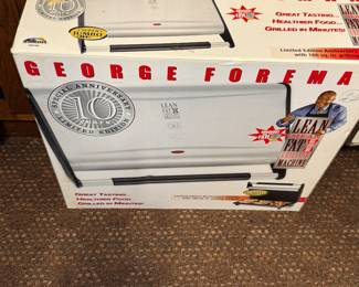 George Foreman Lean Mean Fat-Reducing Grilling Machine 10-Year Anniversary Limited Edition (New in Box)
