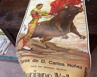 1964 poster vintage Spanish Bullfigting poster