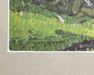 F. Grayson Sayre 'Lake and Mountains' print