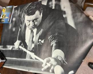 vintage poster of Jackie Gleason "The Hustler'
