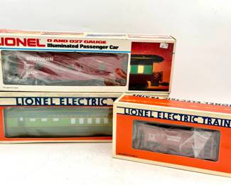 (3) Lionel Trains Feat. Passenger Car