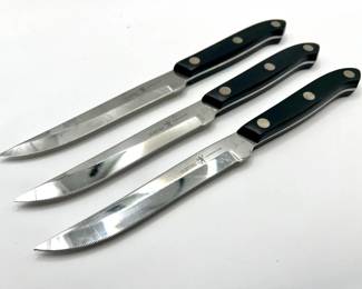 (3) J. A. Henckels Steak Knives