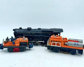 Lionel 3927 Track Cleaning Car, Prairie Locomotive & Gang Car
Lionel 3927 Track Cleaning Car
Lionel 50 O Gauge motorized gang car
Lionel No. 2025 O Gauge 2-6-2 "Prairie" type die-cast steam locomotive