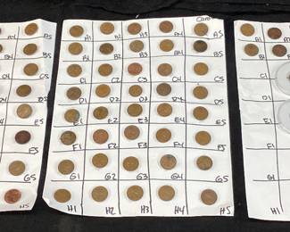 93 ASSORTED WHEAT PENNIES & 3 STEEL PENNIES, 1916-EARLY 2000s