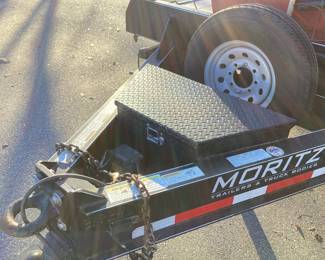 2020 MORITZ FBSH+5 22 20000 3 AXLE VIN: 4wxbf3229j1031924 32ft MORITZ GOOSENECK FLATBED 3 AXLE TRAILER WITH TREATED WOOD DECK IDEAL FOR HAULING LARGE & WIDE CARGO