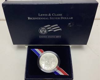 2004-P U.S. MINT LEWIS & CLARK BICENTENNIAL SILVER DOLLAR
