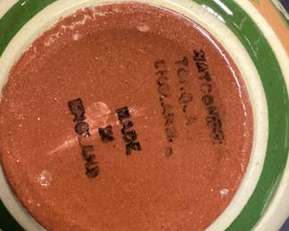 1870s-1960s WATCOMBE TORQUAY MOTTO WARE TEA SET, MADE IN ENGLAND, 27 PIECES NO SHIPPING PICKUP FOR