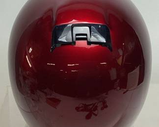 SHOEI RJ-AIR PLATINUM OPEN-FACE MOTORCYCLE HELMET, MAROON RED, SIZE LARGE, MADE IN JAPAN