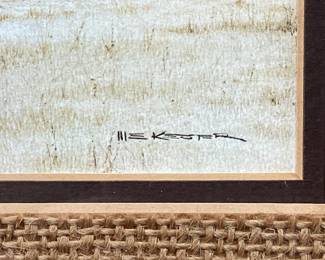 (2) 1981 SIGNED MEL KESTER PRINTS, WESTERN NC THE OLD HAYLOFT & THE HOUSE AT THE END OF THE ROAD NO SHIPPING PICKUP ONLY