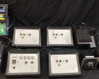 4 MUTHA GOOSE & GAGGLE ACCOUNTING SYSTEM CONTROL BOARDS, 3 THERMAL RECEIPTS PRINTERS, CITIZENS, SEWOO, PYRAMID PHOENIX TICKET PRINTER AND ICT VENDING BILL ACCEPTOR MODEL LX7-2PP2USD64